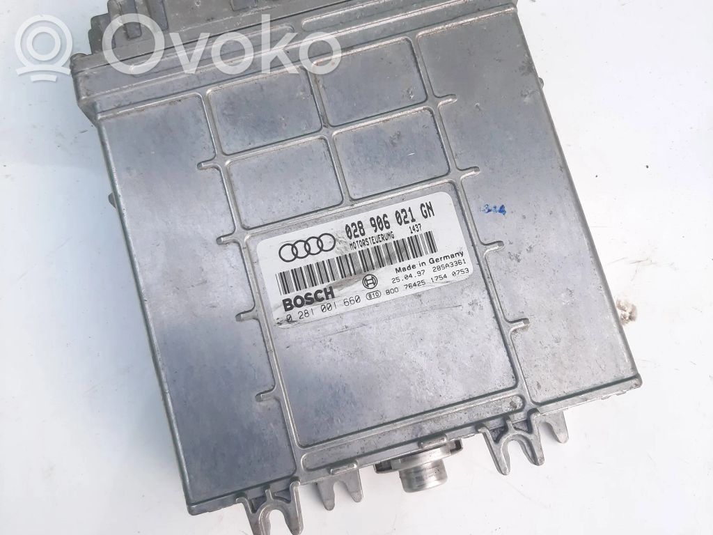 Engine control unit/module   028906021GN,0281001660