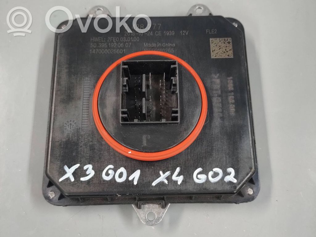 BMW X3 G01 Módulo de control de balasto LED 