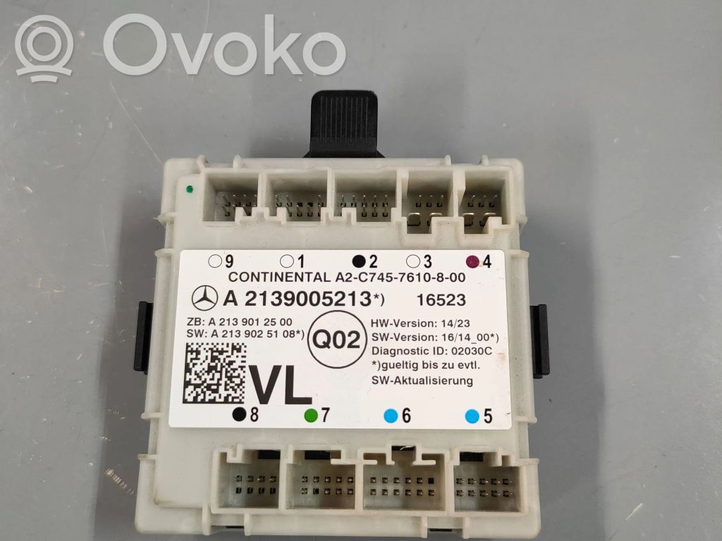 Mercedes-Benz E W213 Door control unit/module 