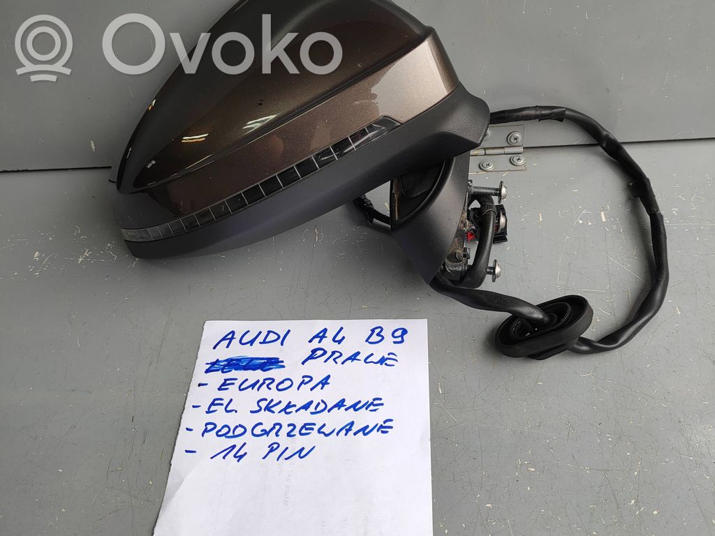 Audi A4 S4 B9 Veidrodėlis (elektra valdomas) 