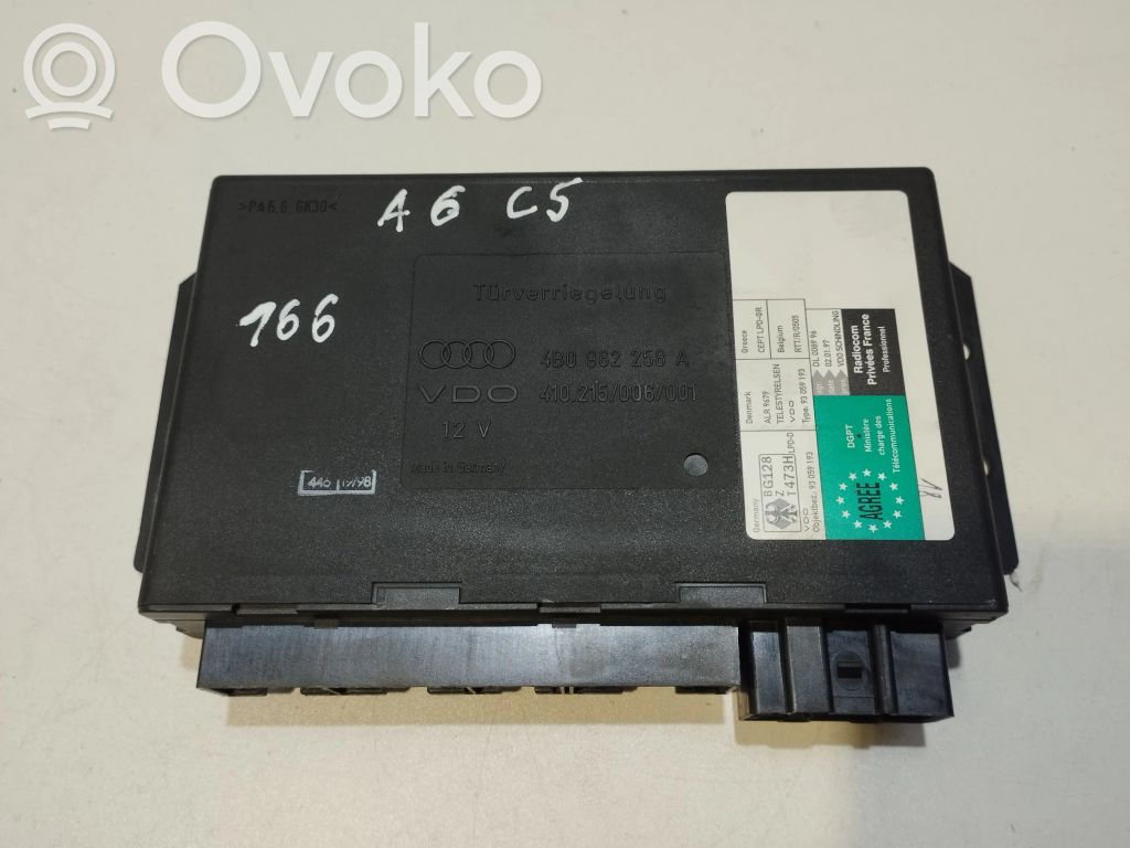 Audi A6 S6 C5 4B Comfort/convenience module 