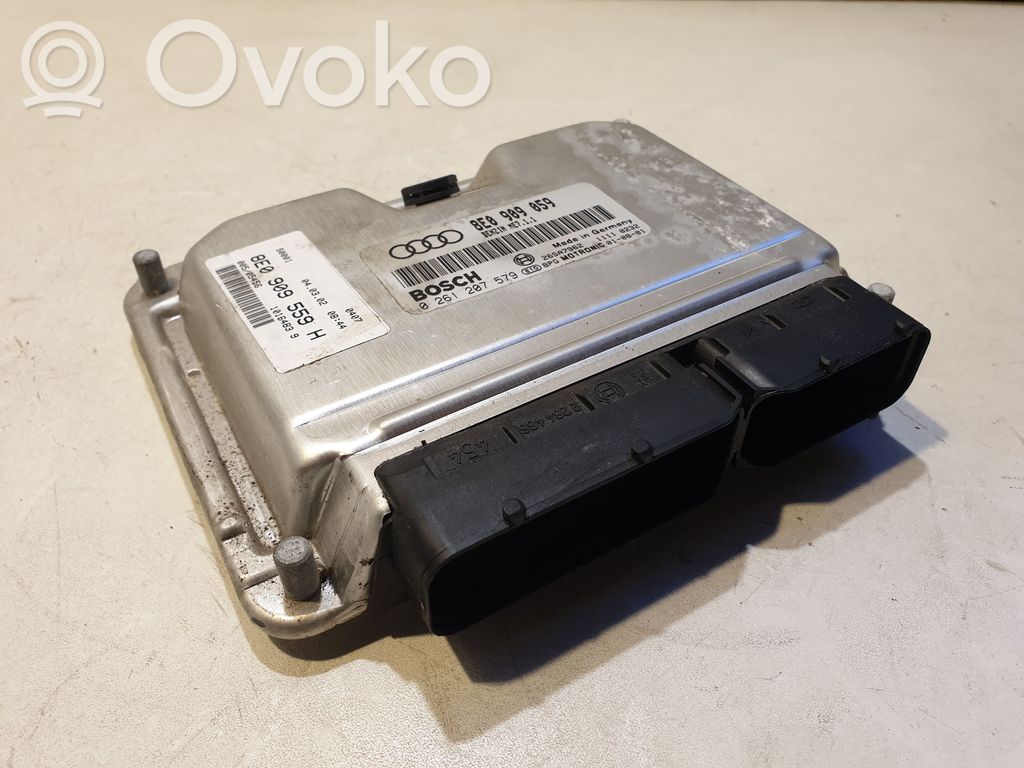 Engine control unit/module   8E0909059,8E0909559H,0261207579