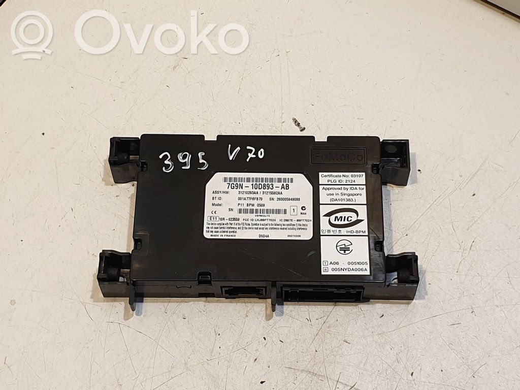 Unidad de control/módulo de bluetooth   31210293AA,31215592AA,7G9N10D893AB