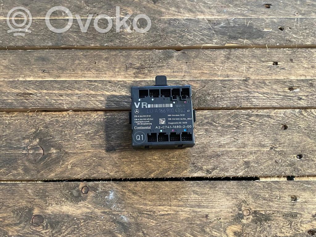 Mercedes-Benz ML W166 Door control unit/module 