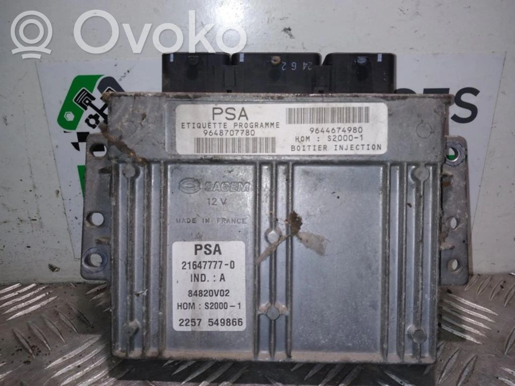 Citroen C4 I Picasso Unitate control motor/modul ECU 
