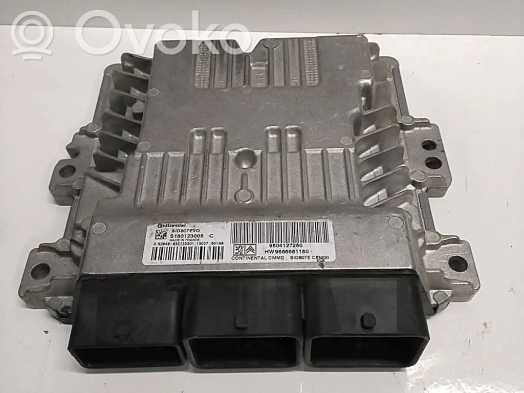 Engine control unit/module   9804127280,S180123008C,SID807E