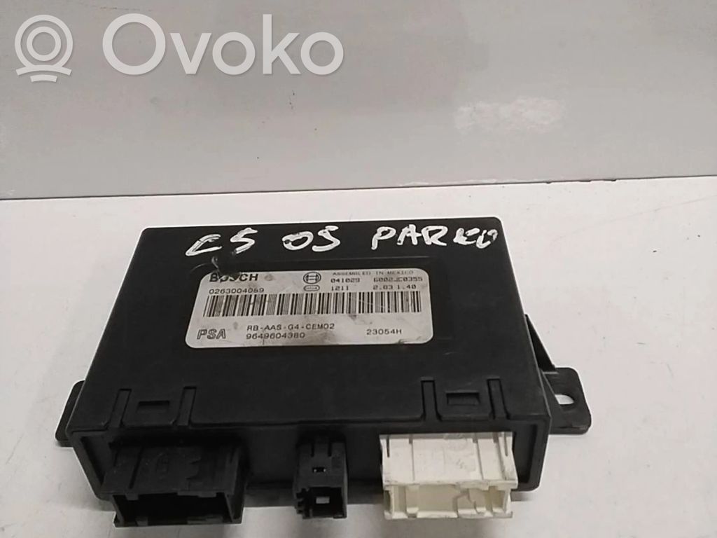 Parking PDC control unit/module   9649604380,0263004089,6002JC0355