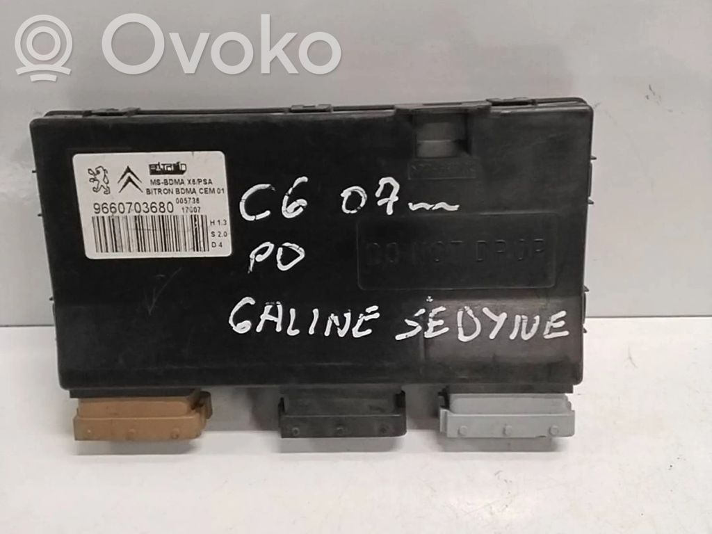 Citroen C6 Seat control module 