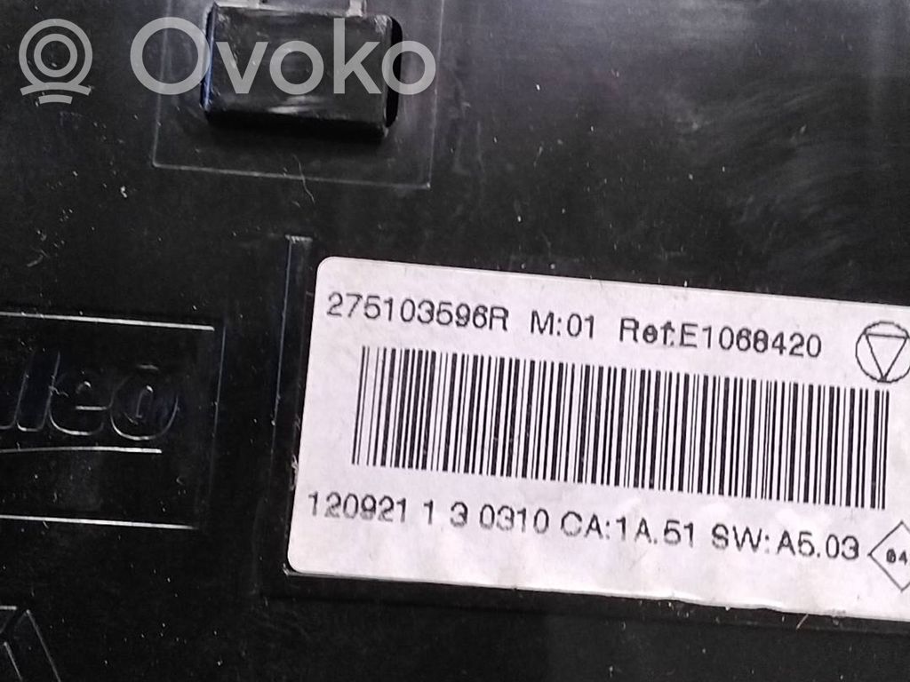 Renault Megane III Climate control unit 