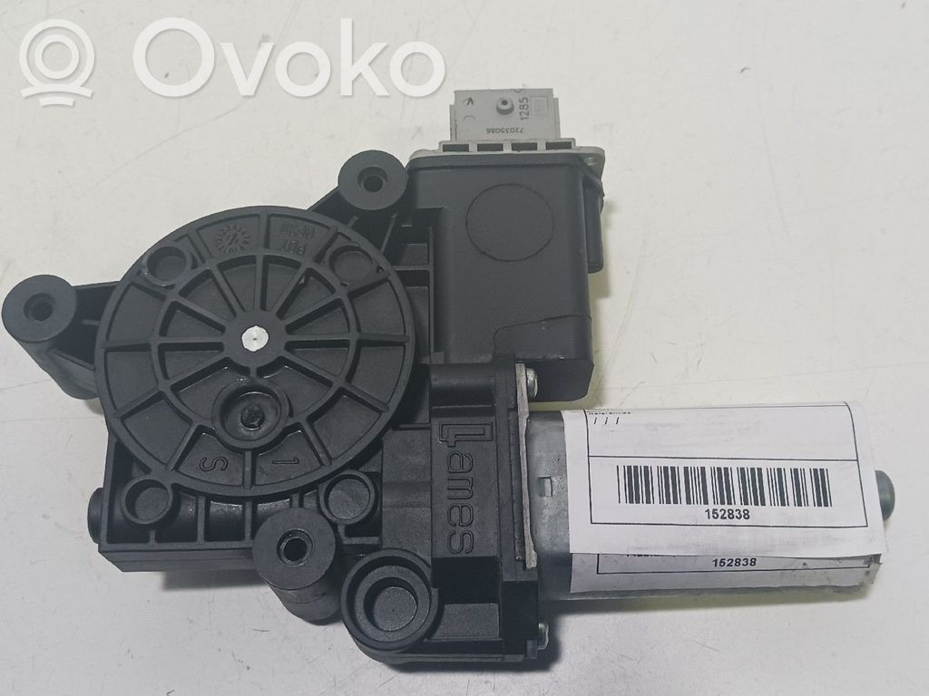 Front door window regulator motor