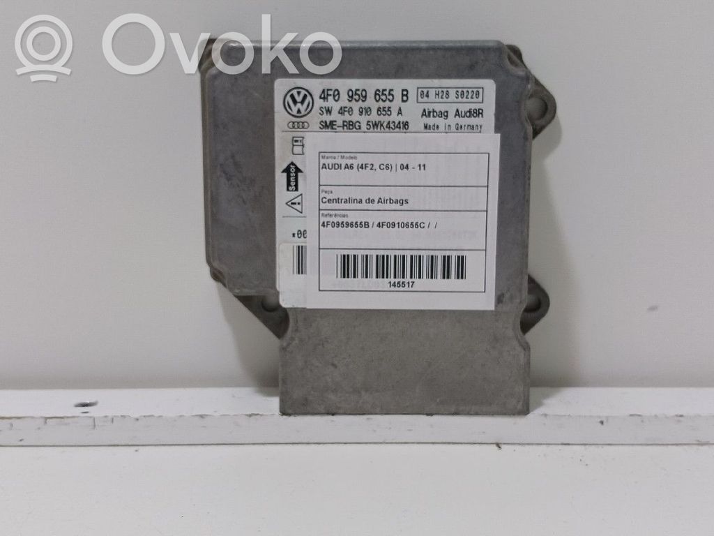 Airbag control unit/module   4F0959655B,4F0910655C