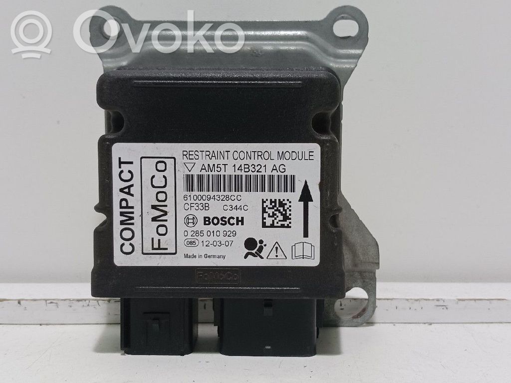 Airbag control unit/module   AM5T14B321AG,0285010929