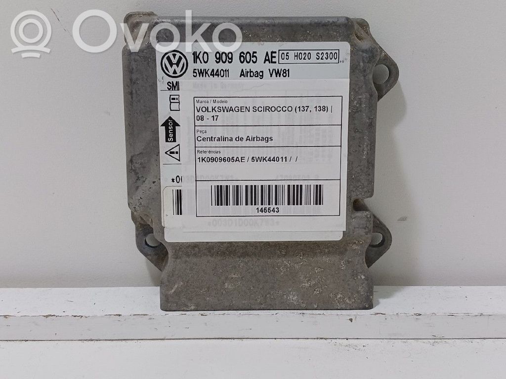 Airbag control unit/module   1K0909605AE,5WK44011