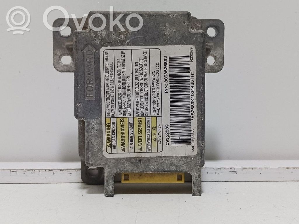Airbag control unit/module   09352689,8093526892