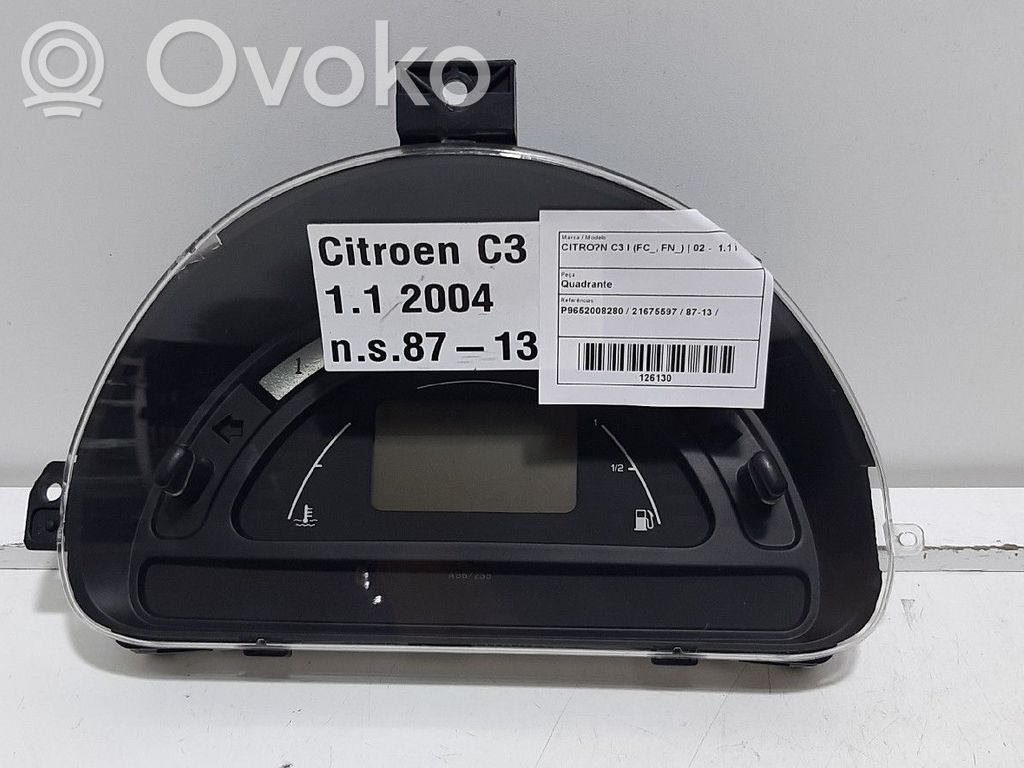 Speedometer (instrument cluster)   P9652008280,21675597,SUPPARTIDO