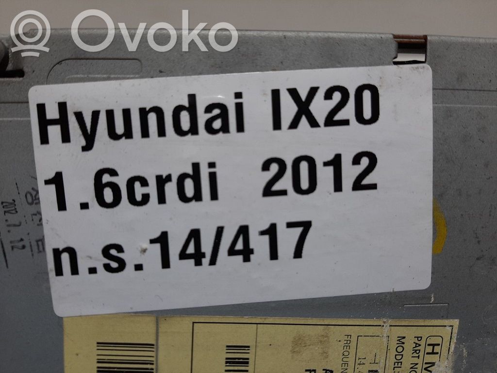 Hyundai ix20 Unitate principală radio/CD/DVD/GPS 