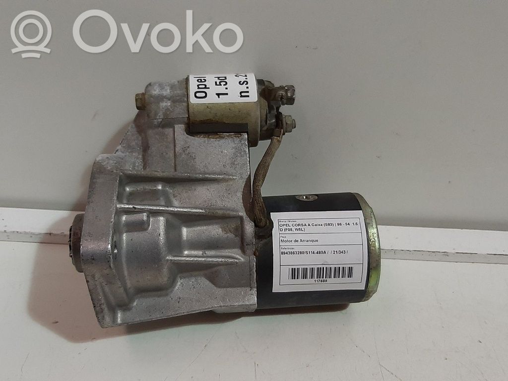 Starter motor   8943863280,BOBINACOMAVARIA,S114480A