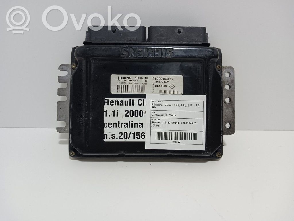 Engine control unit/module   S110130114,8200064017