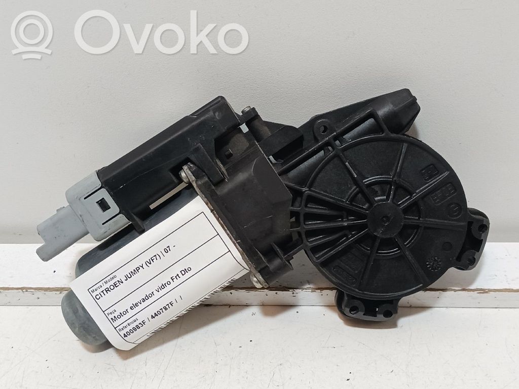 Priekšpusē loga pacēlāja motoriņš   400983F,440787F,EXPERTSCUDO07