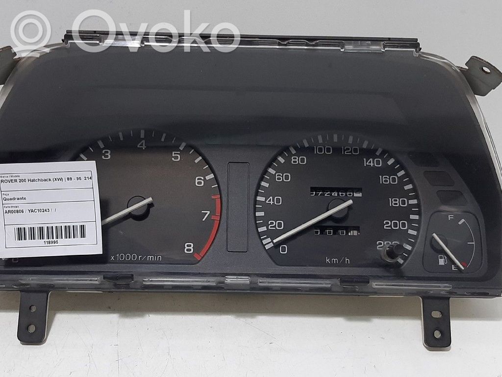 Rover 200 XV Speedometer (instrument cluster) 