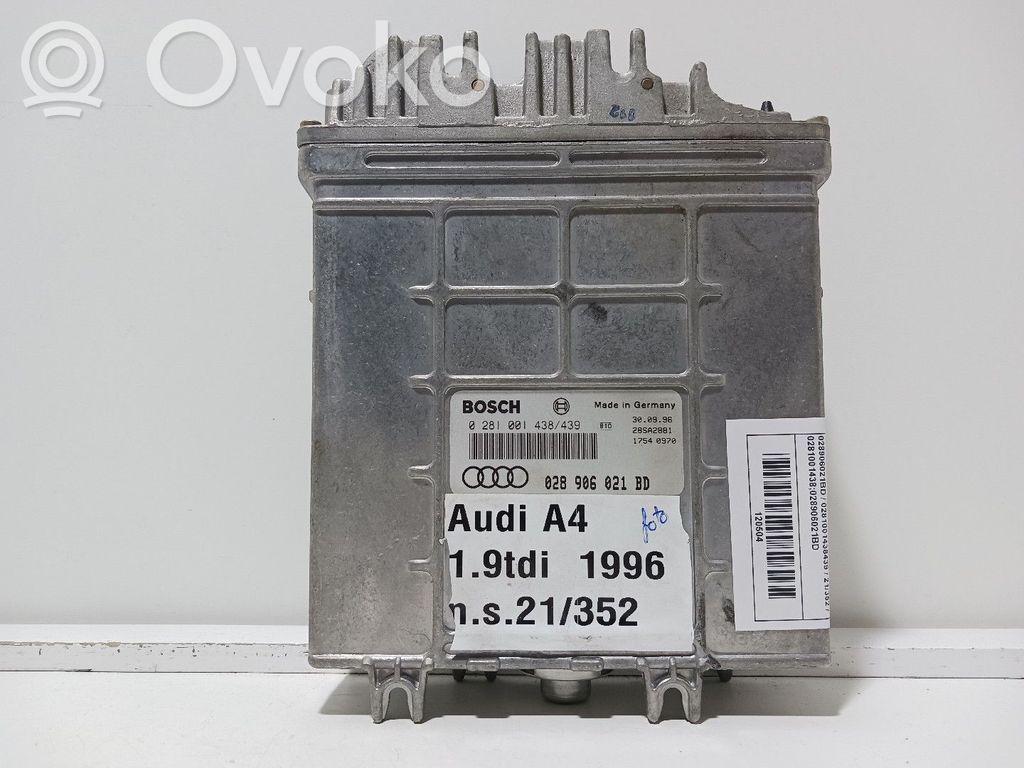 Audi A4 S4 B5 8D Engine control unit/module 