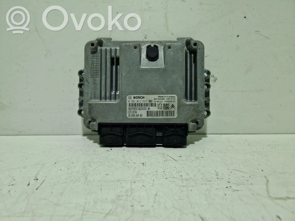 Engine control unit/module   9664843480,0281012523,1677633680,1944G5,9657899480,EDC16C34