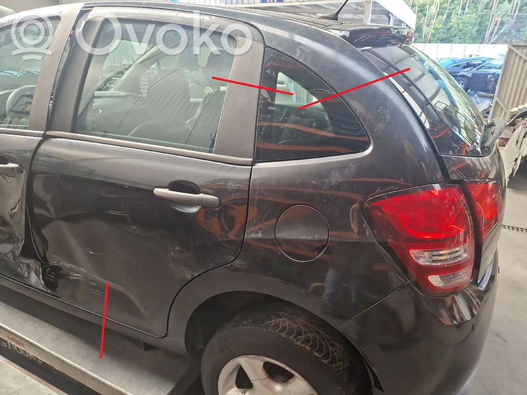 Citroen C3 Galinis ketvirtis 