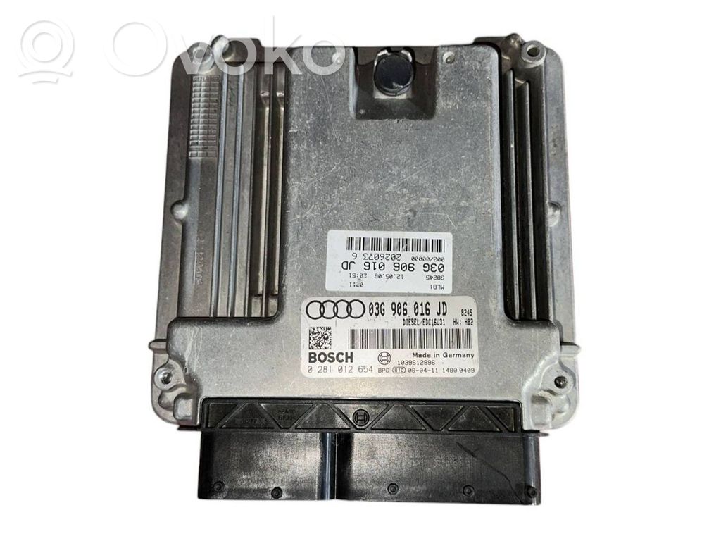 Engine control unit/module   03G906016JD,0281012654