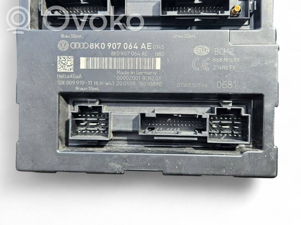 Audi A4 S4 B8 8K Moduł / Sterownik komfortu 