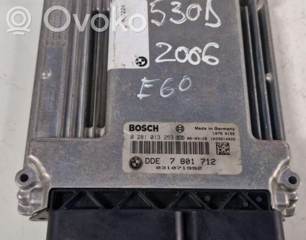 BMW 5 E60 E61 Engine control unit/module 