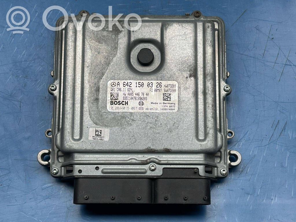 Sterownik / Moduł ECU   A6421500326,A0054467040,9351104761034203