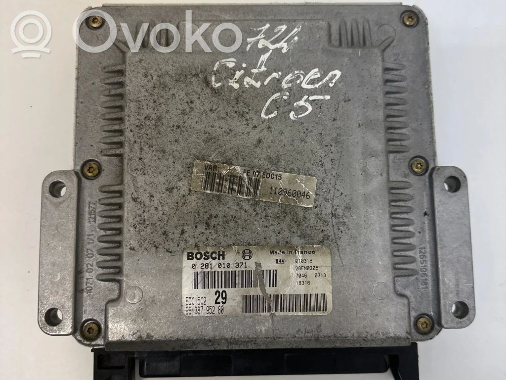 Citroen C5 Engine control unit/module 