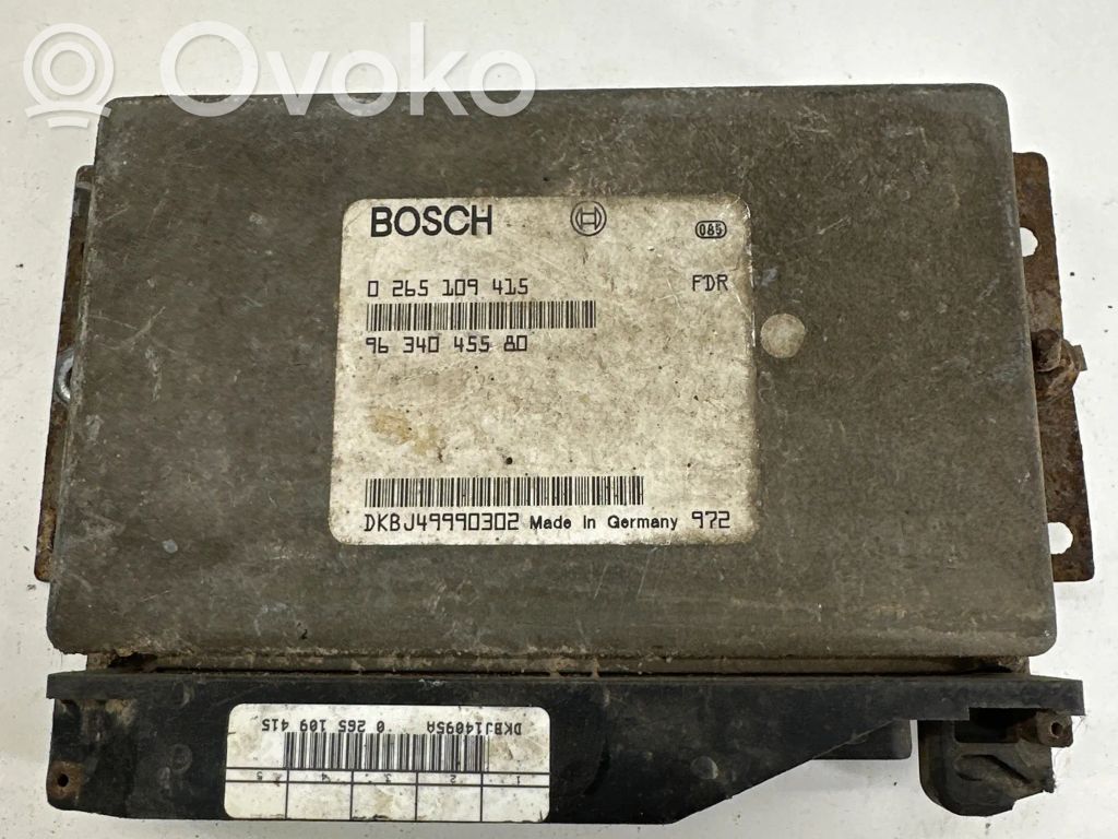 Peugeot 607 ESP (stability system) control unit 