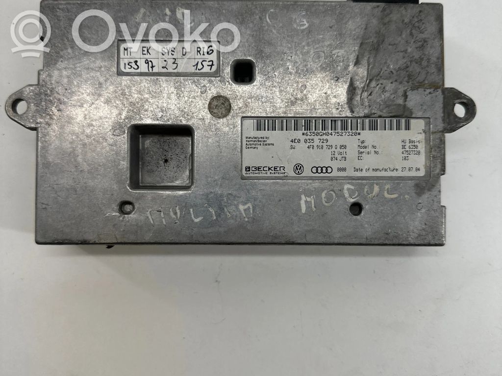 Audi A6 S6 C6 4F Inne komputery / moduły / sterowniki 