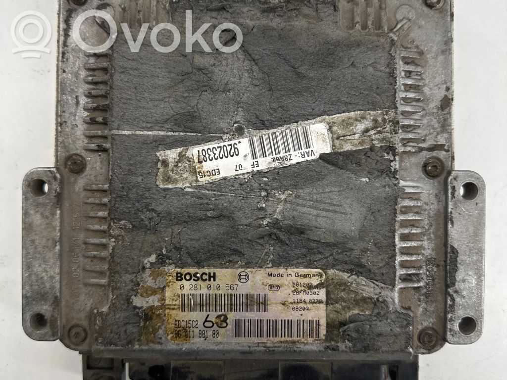 Peugeot 607 Engine control unit/module 