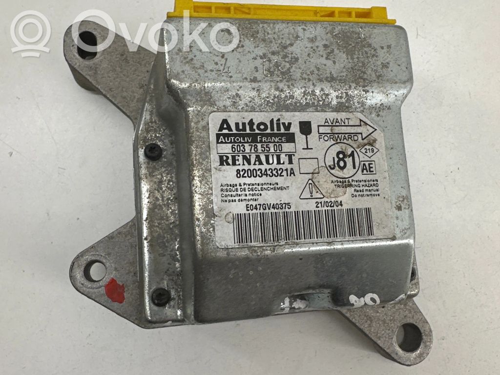 Renault Espace -  Grand espace IV Airbag control unit/module 