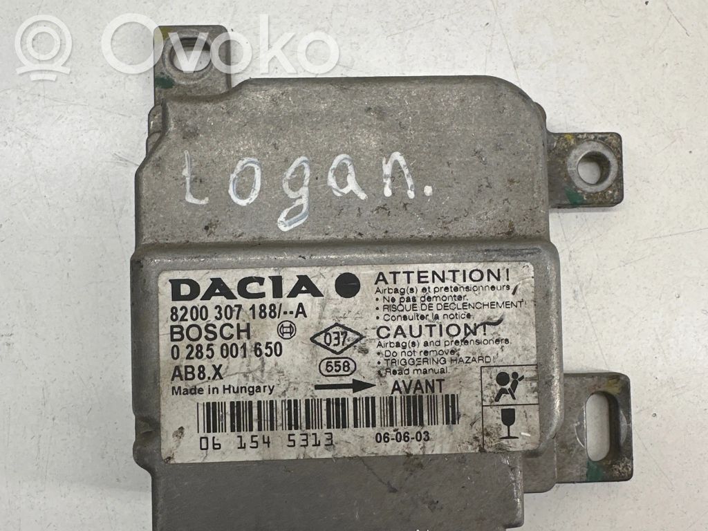 Dacia Logan I Airbag control unit/module 