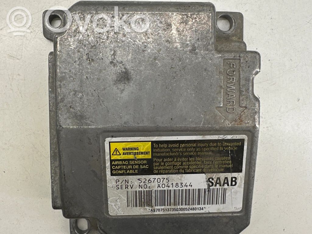 Saab 9-5 Airbag control unit/module 
