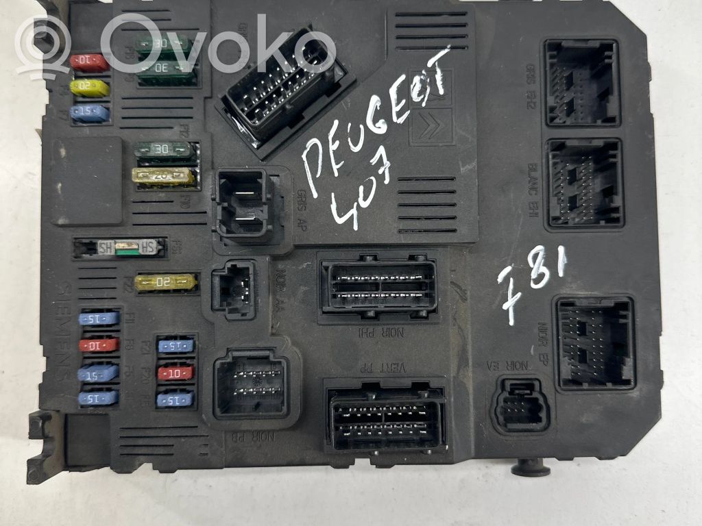 Peugeot 407 Engine ECU kit and lock set 