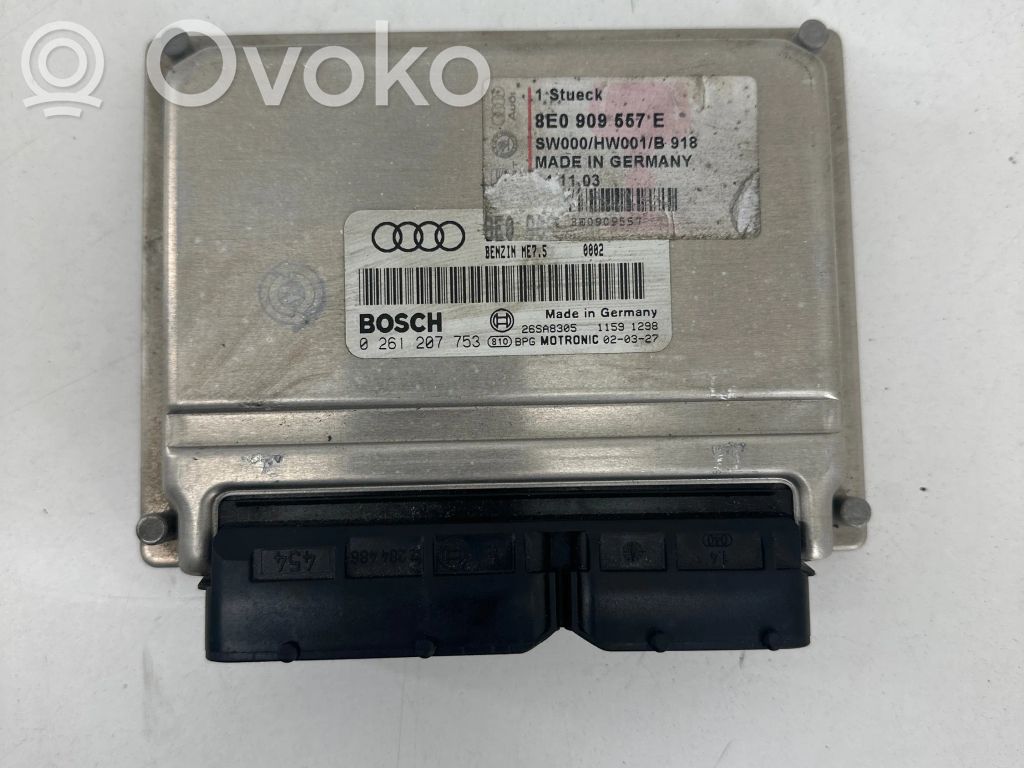 Audi A4 S4 B6 8E 8H Engine control unit/module 