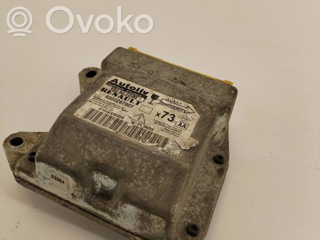 Renault Vel Satis Module de contrôle airbag 