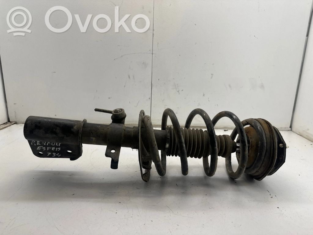 Front shock absorber with coil spring
