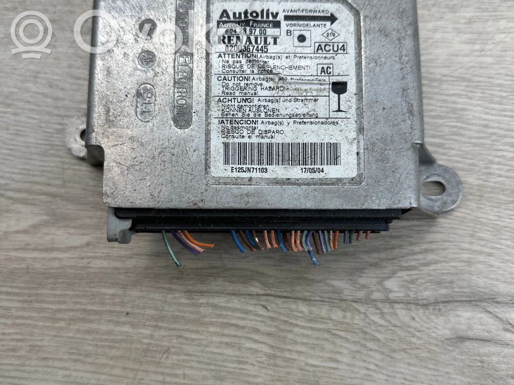 Renault Megane II Airbag control unit/module 