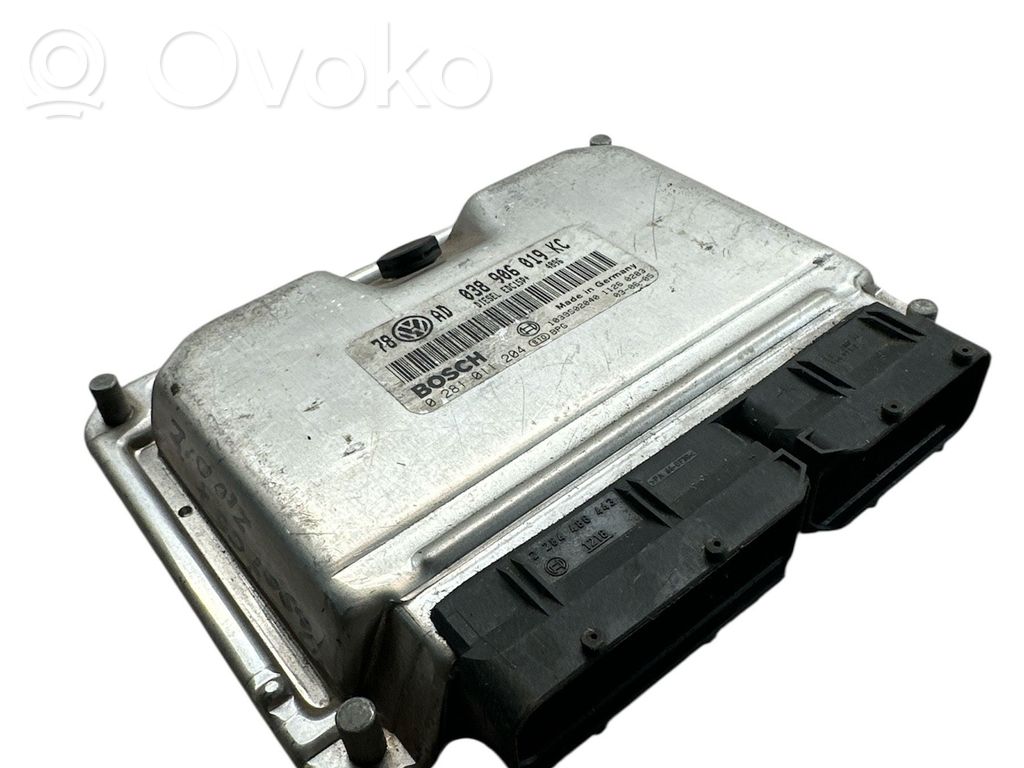 Engine control unit/module   038906019KC,1039S02040,0281011204