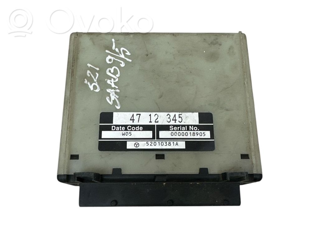 Other control units/modules   4712345,52010381A,0000018905