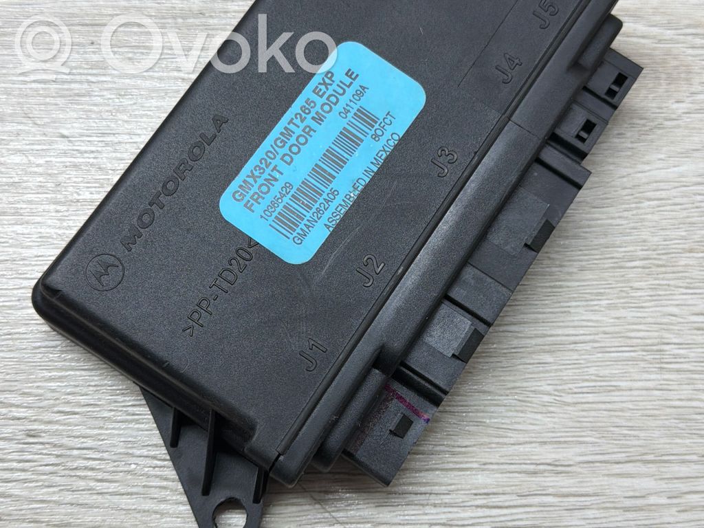 Door control unit/module   10365429,GMAN262A05,041109A,1541997L