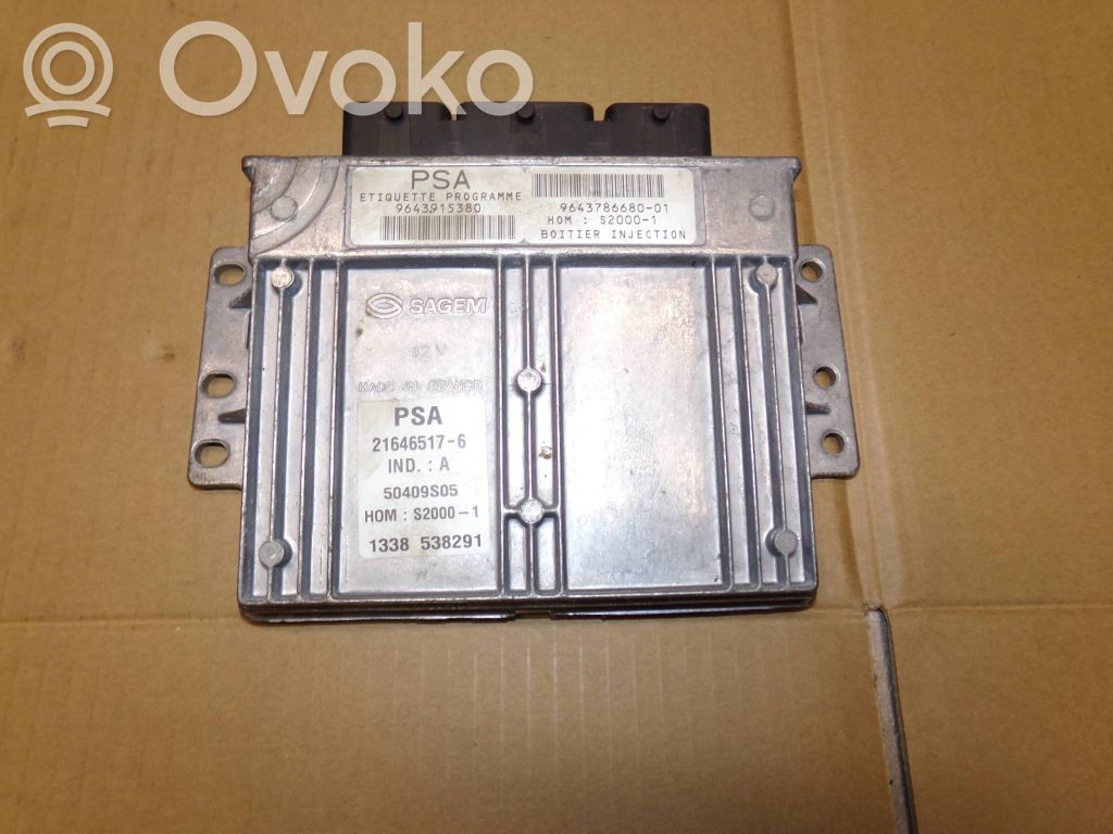 Citroen C5 Engine control unit/module 