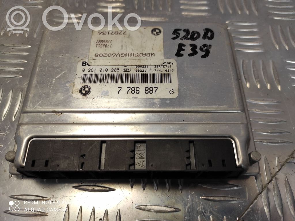 Engine control unit/module   7786887,0281010205,7787136