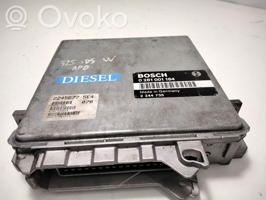 Engine control unit/module   0281001184,2244735,22456775E4