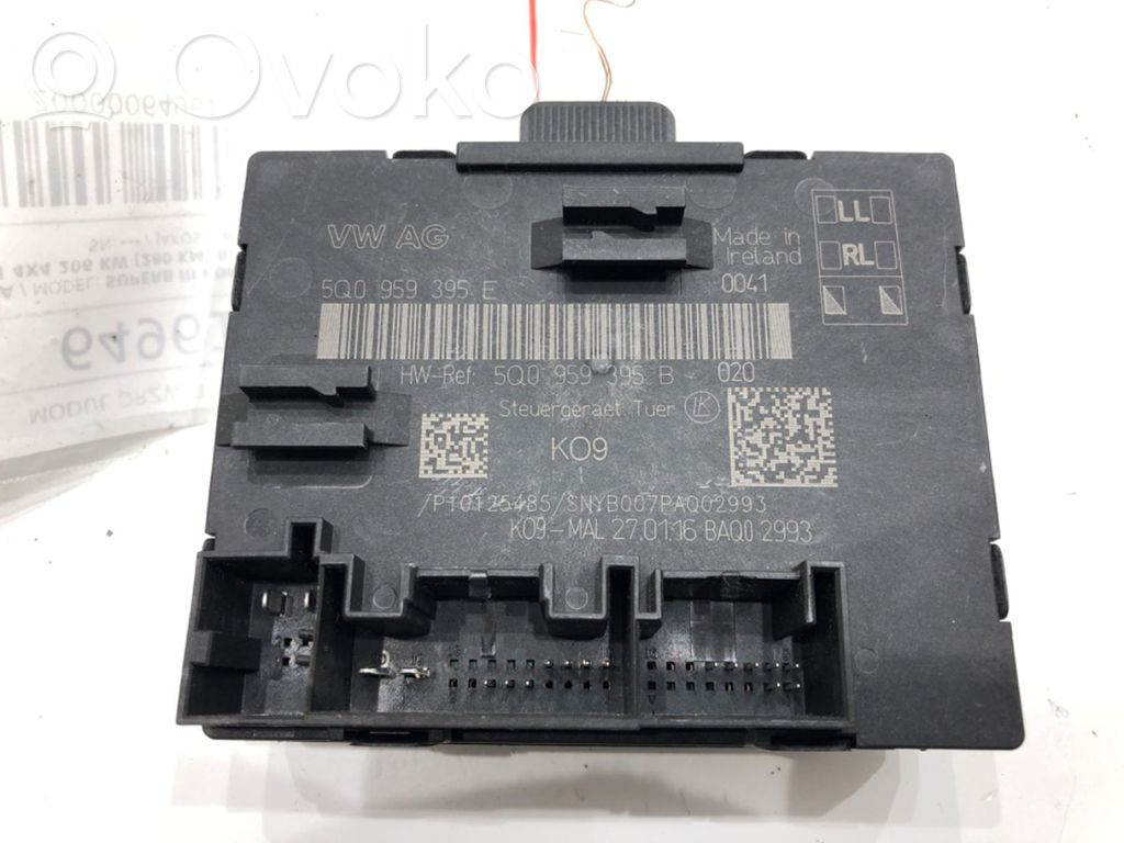 Skoda Superb B8 (3V) Other control units/modules 